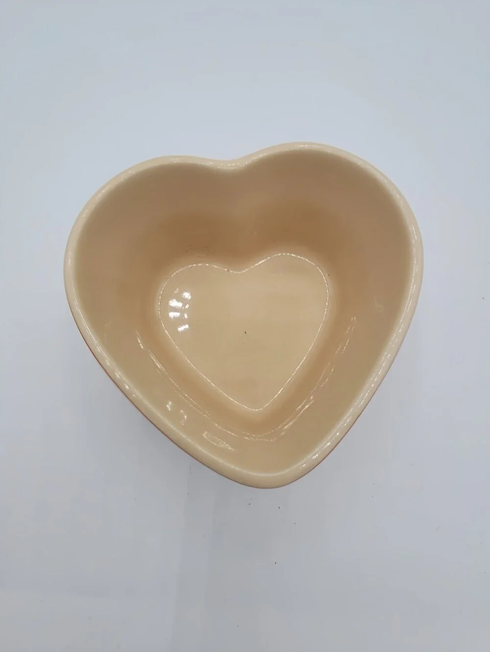 Le Creuset Cerise Heart Baker Stoneware Mini Red Cream Baking Dish Valentine 4.5